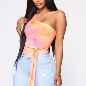 Pink and Neon Bodysuit